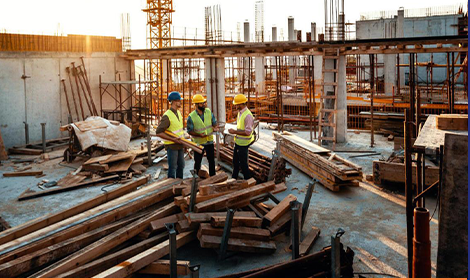 Industrial project and construction supply environment