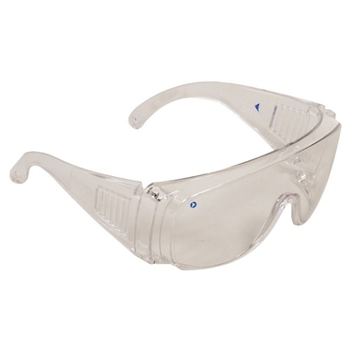 Visitors safety glasses clear lens 3000, AS/NZS 1337.1 certified, fits over prescription spectacles